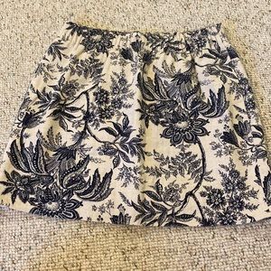 J. Crew Factory Patterned City Skirt